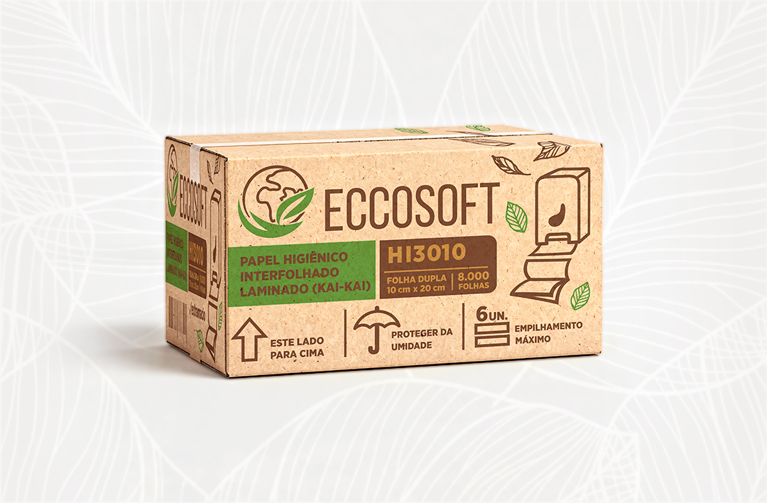 Eccosoft - 10cm x 20cm - 8.000 folhas